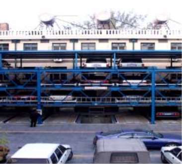 立體停車庫移動(dòng)小車定位裝置利用 立體停車庫移動(dòng)小車定位裝置利用